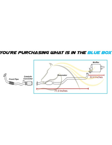 Kit de Escape Northeastern Acero Inoxidable Toyota Corolla 1.8L