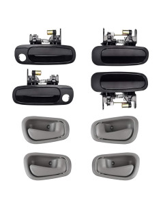 Juego de 8 Manijas de Puerta HHCSOP para Toyota Corolla y Chevy Prizm