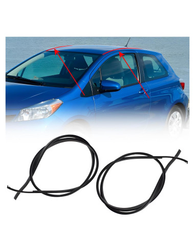 Moldura de Tira de Techo Automkt para Toyota Yaris 2012-2014