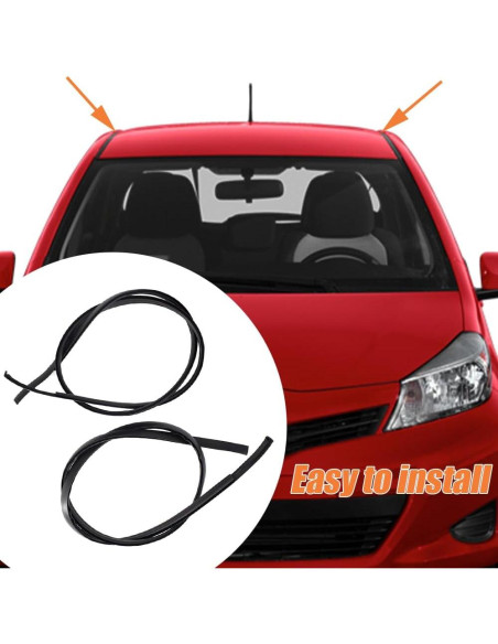 Moldura de Tira de Techo Automkt para Toyota Yaris 2012-2014