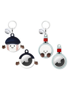 Soporte para Llavero AirTag Kayxexc - Funda Silicona 2 Pzas