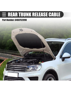 Cable de liberación maletero Toyota Yaris Sedán 2007-2014 Motoforti 2