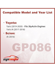 Filtro de Aire EPAuto GP086 para Toyota Yaris y Scion iA 2