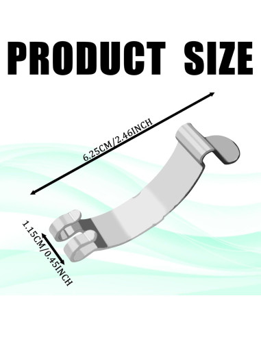 4 Clips de Filtro de Aire SWQS para Toyota - Acero Inoxidable