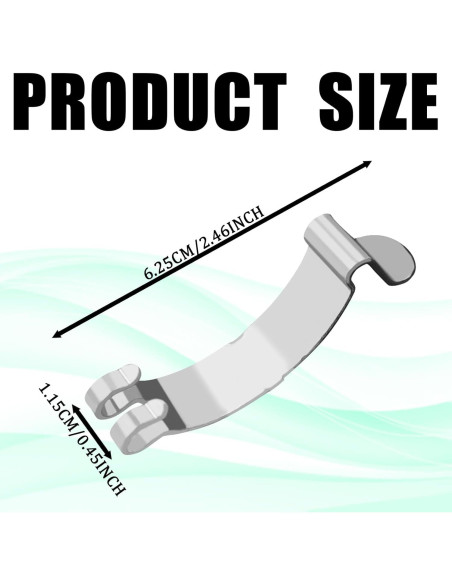 4 Clips de Filtro de Aire SWQS para Toyota - Acero Inoxidable