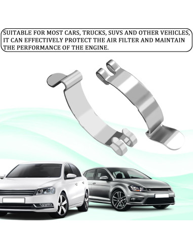 4 Clips de Filtro de Aire SWQS para Toyota - Acero Inoxidable