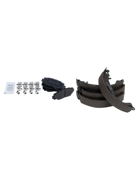 Pastillas de freno TRQ semi-metálicas para Toyota Yaris 2007-2018