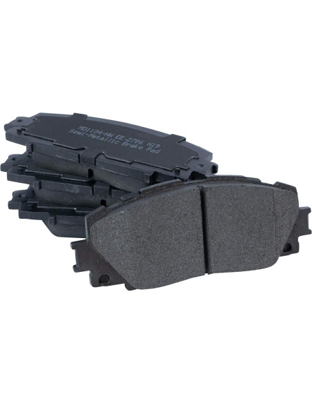 Pastillas de freno TRQ semi-metálicas para Toyota Yaris 2007-2018