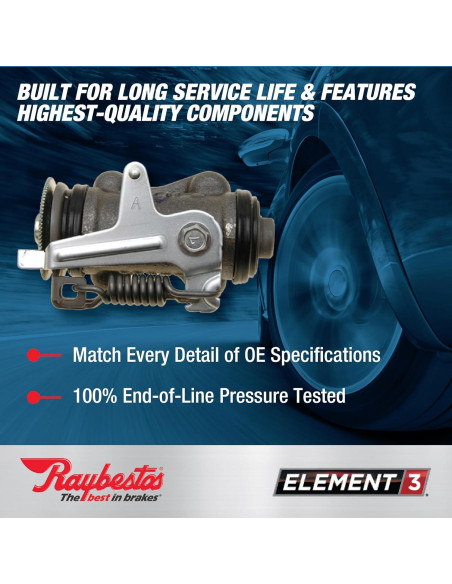 Cilindro de Rueda de Freno Raybestos Element3 Trasero Izquierdo