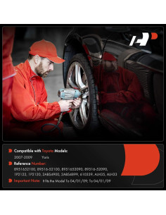 Arnés de Cableado A-Premium para Sensor ABS Toyota Yaris 2007-2009 2