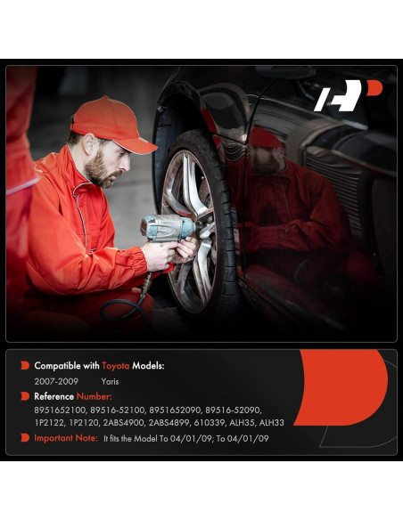 Arnés de Cableado A-Premium para Sensor ABS Toyota Yaris 2007-2009