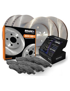 Kit de frenos y rotores Brake X para Toyota Yaris 2012