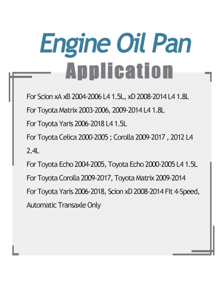 Bandeja de Aceite Transmisión Automática AngyMeck 265-847