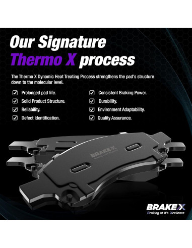 Kit de Freno Delantero Brake X para Toyota Yaris 2007-2011