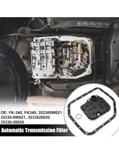 Filtro de Aceite de Transmisión Automática X AUTOHAUX FK340 para Toyota 2