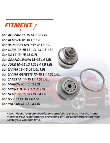 Juego de Poleas de Transmisión YDMON JF015E 29T CVT