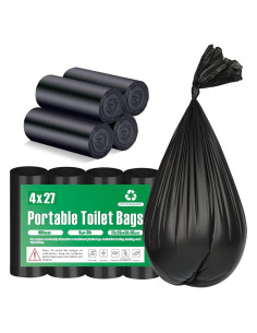 108 Bolsas Biodegradables para Inodoro Portátil TALTBREX