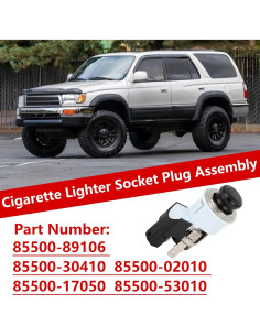 Ensamblaje enchufe socket encendedor cigarrillos Yestree 12V 2