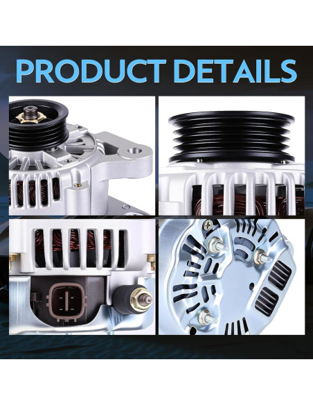 Alternador BULIAZY 80 Amp para Toyota Yaris 1.5L 2006-2009