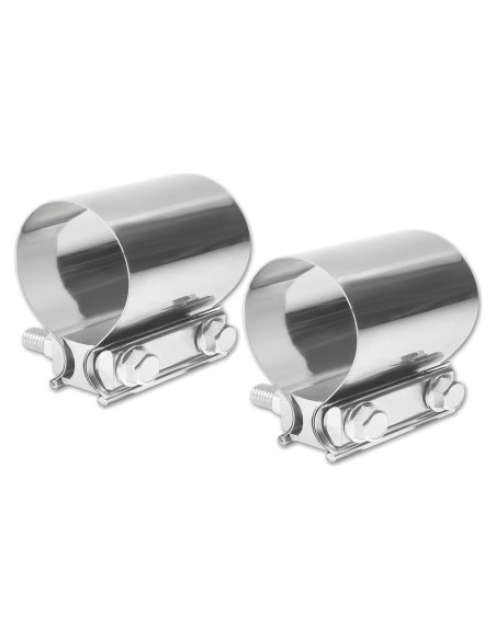 Abrazadera de escape RGOAANC 2.25" Acero Inoxidable 2Pack