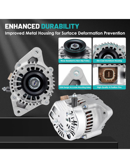 Alternador Farrme 11203 80A para Toyota Yaris 2006-2014