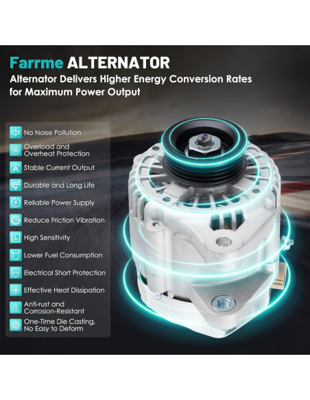 Alternador Farrme 11203 80A para Toyota Yaris 2006-2014