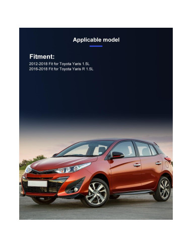 Compresor de A/C ECCPP con Embrague para Toyota Yaris 1.5L