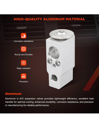 Válvula de Expansión A/C ATRACYPART A2437 Compatible Toyota y Subaru