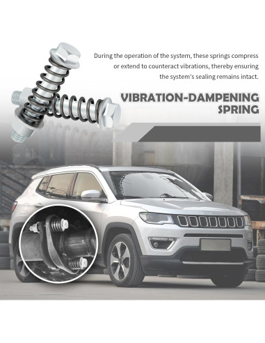 Kit de Tornillos de Escape YGDMD M10x1.5 con Resortes