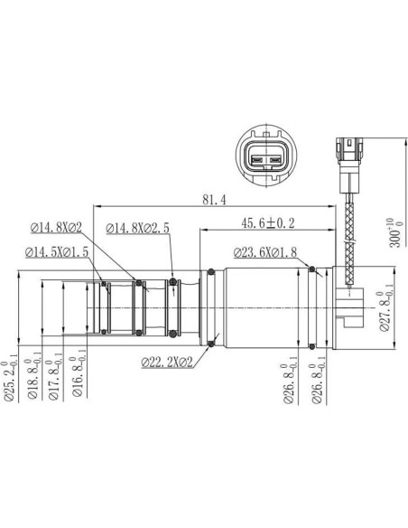 Válvula Solenoide de Compresor A/C QSERON para Toyota Camry Yaris