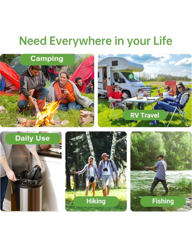 108 Bolsas Biodegradables para Inodoro Portátil TALTBREX