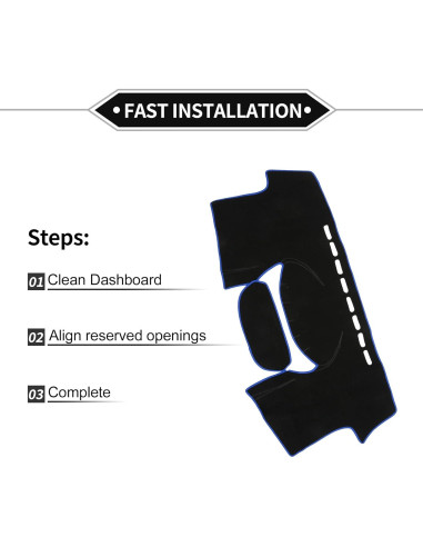 Cubierta de tablero VekAuto para Toyota Yaris 2004-2011