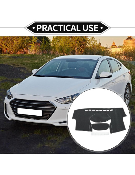 Cubierta de tablero VekAuto para Toyota Yaris 2004-2011 Gris