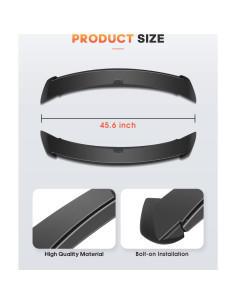 Alerón de Techo ABS FINDAUTO para Toyota Yaris 2006-2011 2