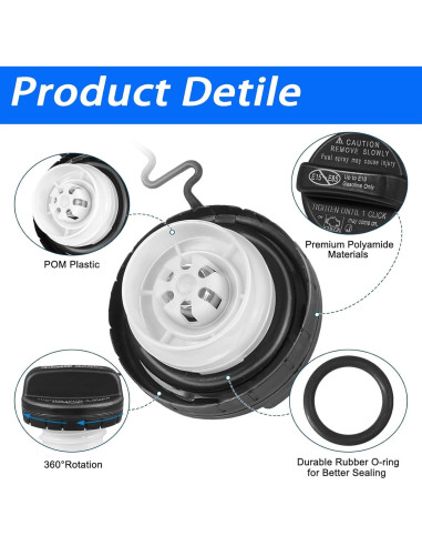 Tapa de Combustible DINGTONG 77300-06040 para Toyota y Lexus