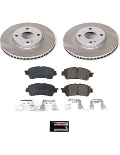 Kit de frenos Power Stop SC7700 Delantero con Rotores y Pastillas 2