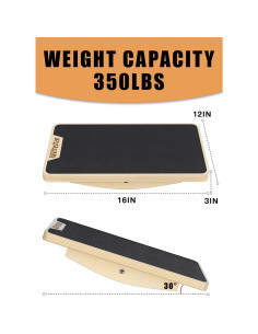 Tabla de Equilibrio Profesional WithStar Antideslizante 40.6x27.9 cm 2