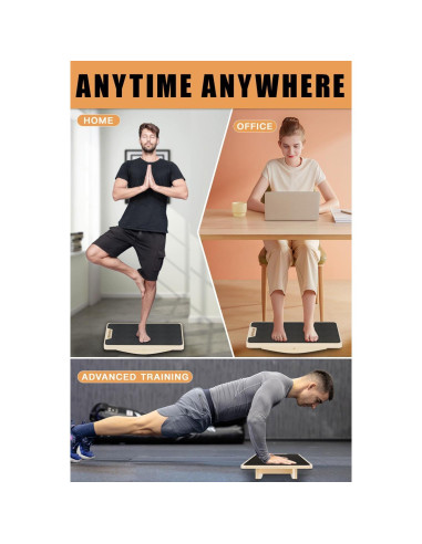 Tabla de Equilibrio Profesional WithStar Antideslizante 40.6x27.9 cm