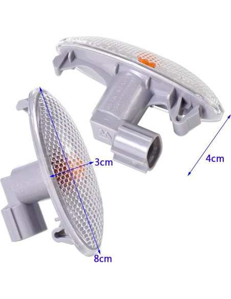 Luz de Señal de Giro Lateral Beler Ámbar para Toyota