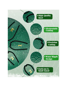 Tambor de Lengua de Acero OUTUO 7.62 cm 6 Notas Esmeralda 2
