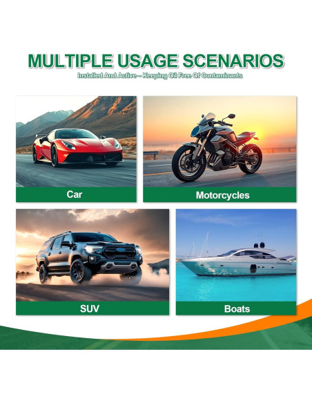 Tapón de Drenaje de Aceite Magnético JUSTTOP M12 x 1.5 con 5 Arandelas