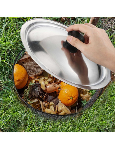 4 Compostores de Gusanos Inground MorningRo 23x23x15cm