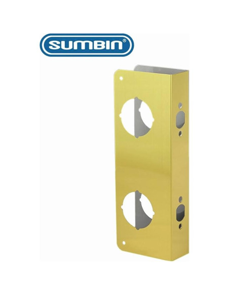 Refuerzo de Puerta Sumbin K9001 Latón Satinado 14x6 cm