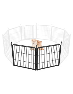 Parque de Juego para Perros FXW 2 Paneles 61 cm Interior/Jardín