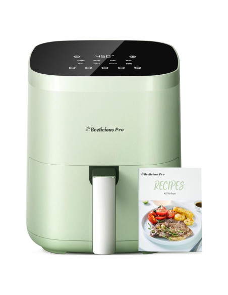 Freidora de Aire Beelicious Pro 4QT Digital 8-en-1 Verde Freidora de Aire Beelicious Pro 4QT Digital 8-en-1 Verde