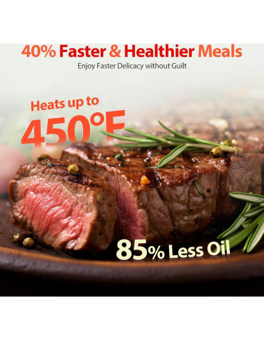 Freidora de Aire Beelicious Pro 4QT Digital 8-en-1 Verde