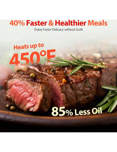 Freidora de Aire Beelicious Pro 4QT Digital 8-en-1 Verde Freidora de Aire Beelicious Pro 4QT Digital 8-en-1 Verde