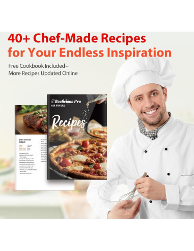 Freidora de Aire Beelicious Pro 4QT Digital 8-en-1 Verde