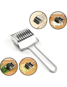 Cortador de Fideos de Pasta UpTuoLi Acero Inoxidable 5mm 2