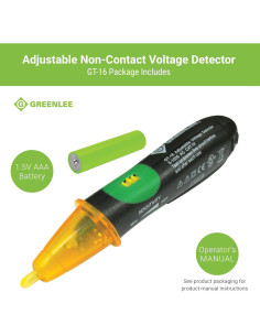 Detector de Voltaje No Contacto Greenlee GT-16, 5-1000V AC 2